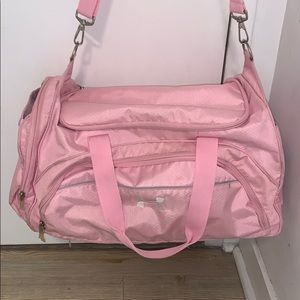 UNDER ARMOUR Pink duffel bag/ gym bag